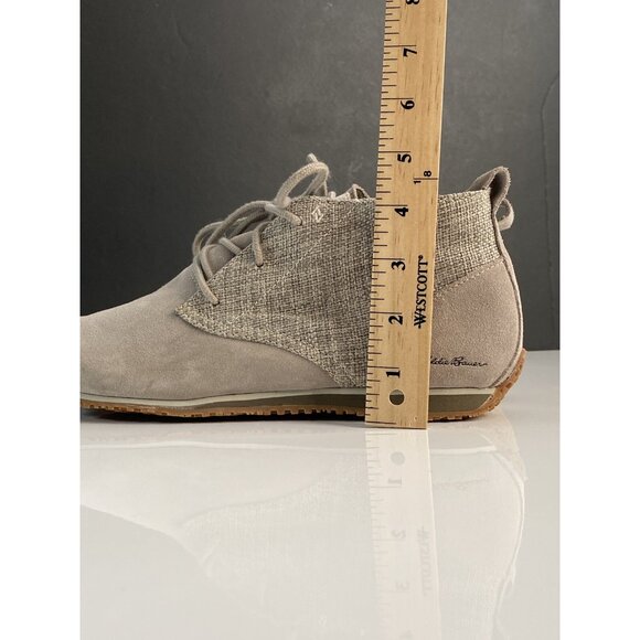 Eddie Bauer Light Gray Suede Transition Chukka Ankle Booties Boots Women’s 8.5 - Picture 16 of 16